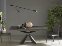 Extendable table with ceramic top Sintesi by Altacom