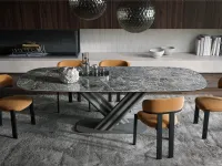 Curtain Table in ceramic by Tonin Casa