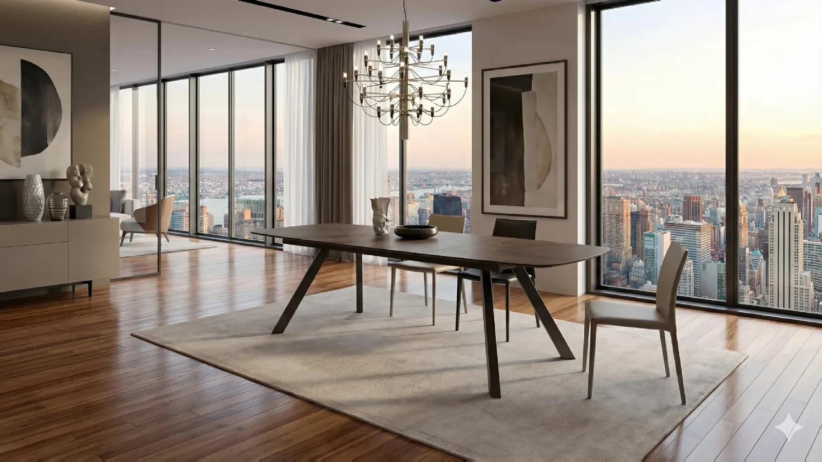 Sirio extendable table by Easyline