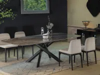 Style ceramic table by Tonin Casa