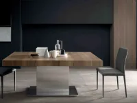 Tower Maxi extendable table in Altacom Oak laminate