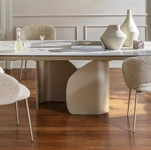 Extendable dining table Twins by Calligaris