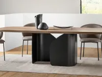 Wooden Twins table by Calligaris