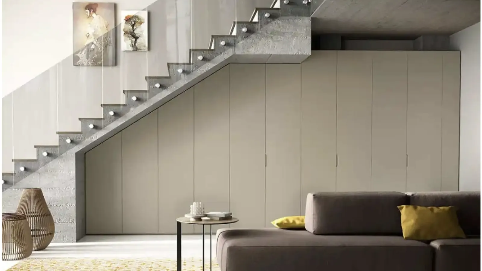 Bespoke wardrobe Libeccio and Ambra U468 by Moretti Compact Day Night