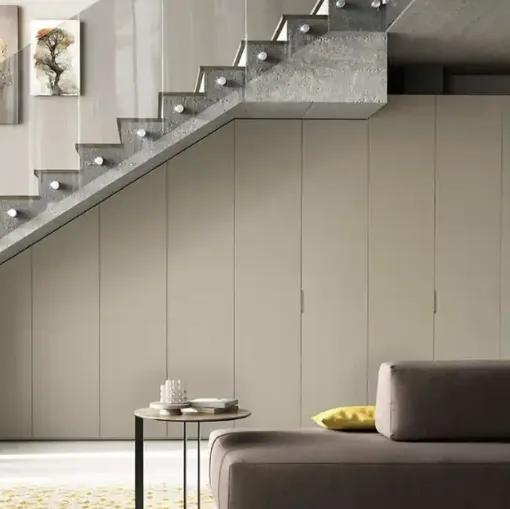 Bespoke wardrobe Libeccio and Ambra U468 by Moretti Compact Day Night