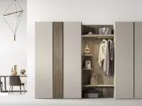 Wardrobe with swing doors Utility Bora U454 by Moretti Compact Day Night