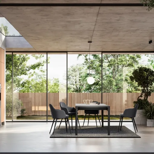 Cloe 03 Modern Linear Kitchen by Arredo3