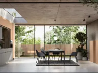 Modern linear kitchen Cloe 04 by Arredo3.