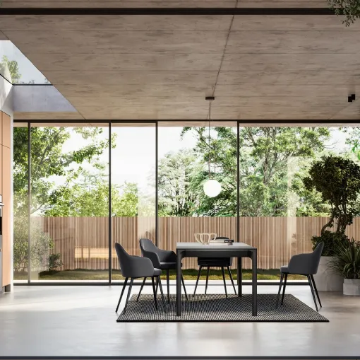 Modern linear kitchen Cloe 04 by Arredo3.