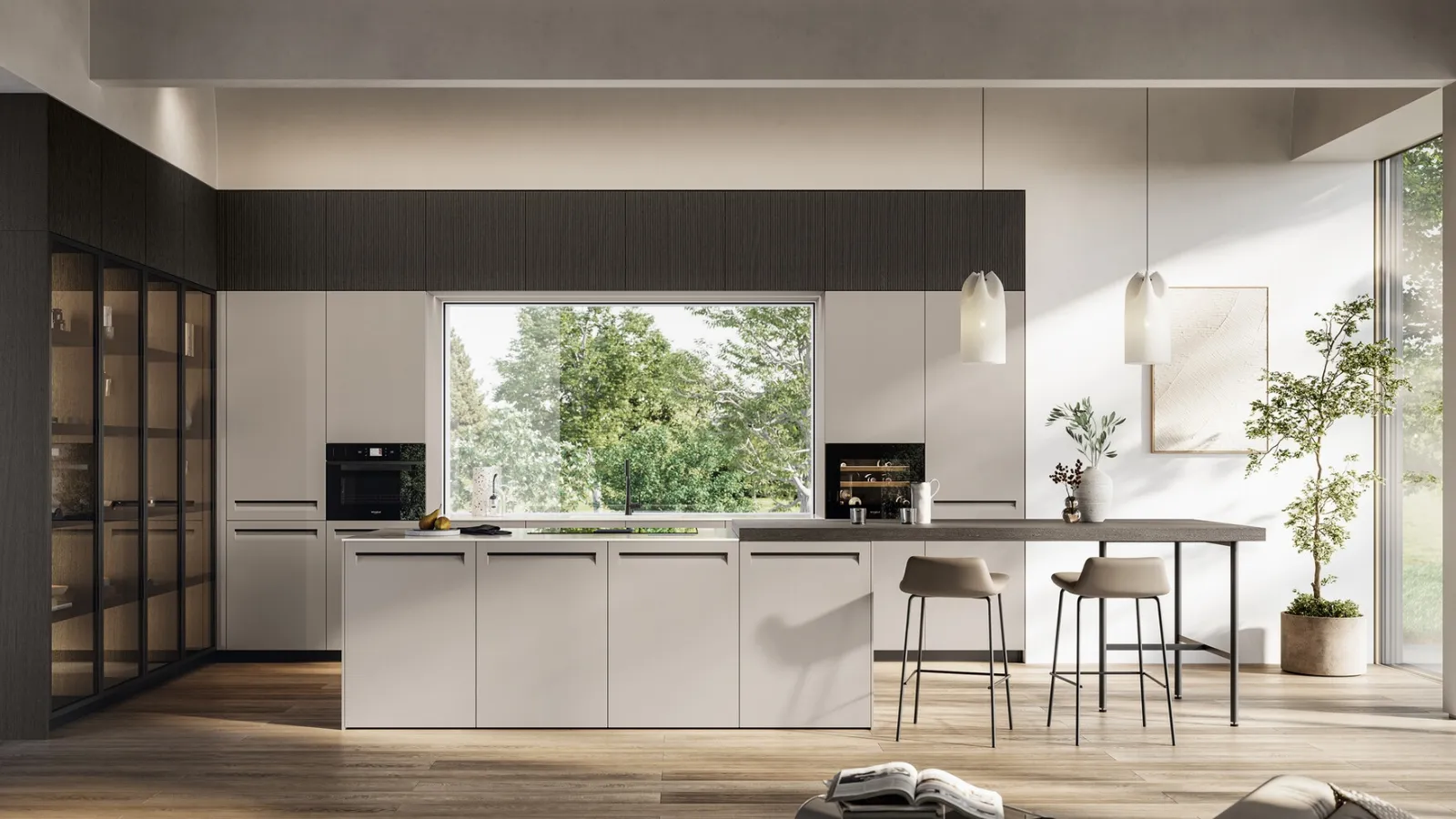 Modern Kitchen with Tekna 01 island by Arredo3