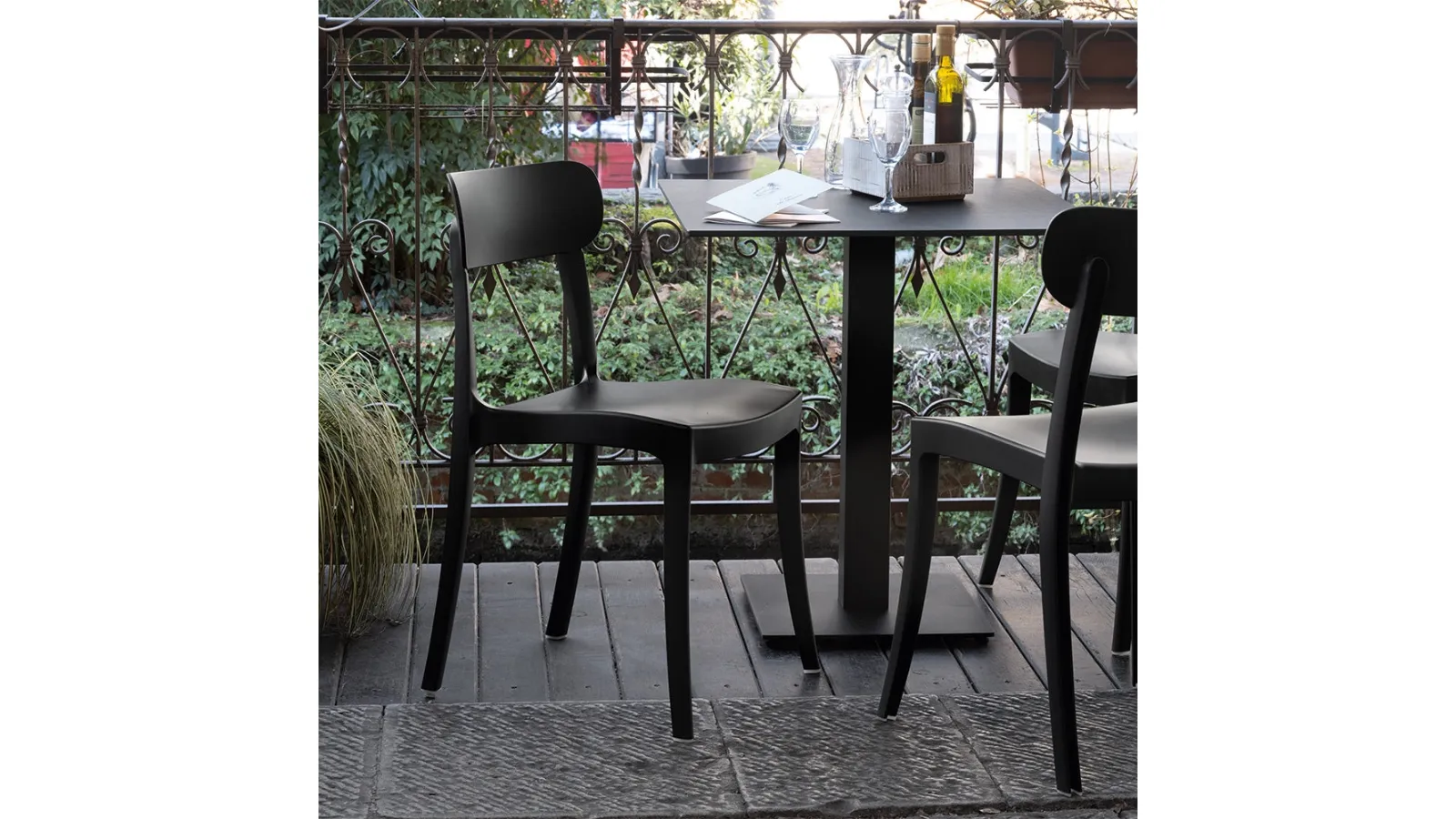 Stackable Chair Locanda by Connubia Outdoor