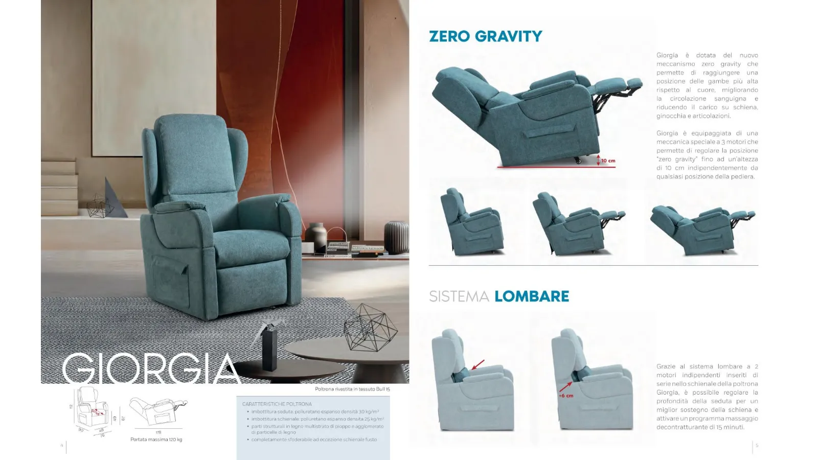 Relax Armchairs with Lift Function
