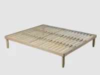 Wellness wooden bed frame by Florentiabed.
