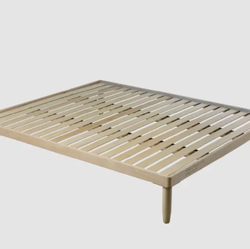 Wellness wooden bed frame by Florentiabed.