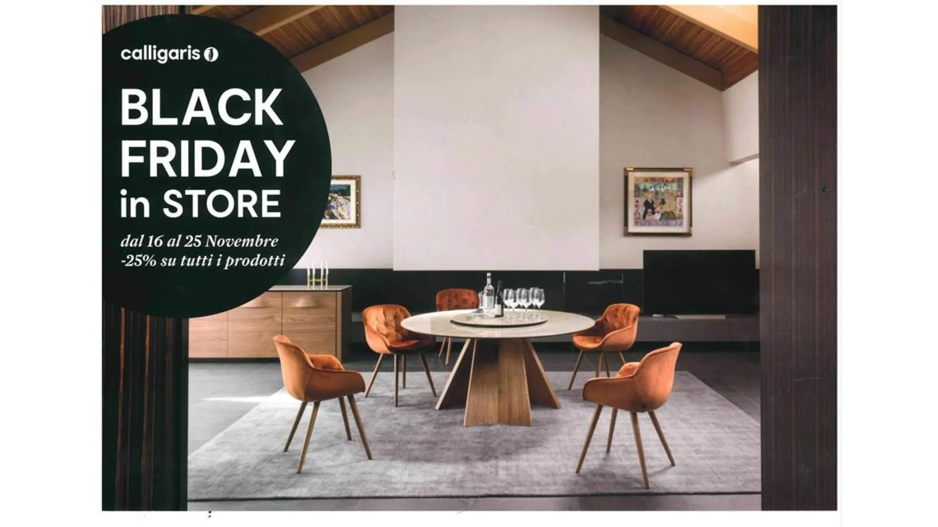 BLACK FRIDAY Calligaris