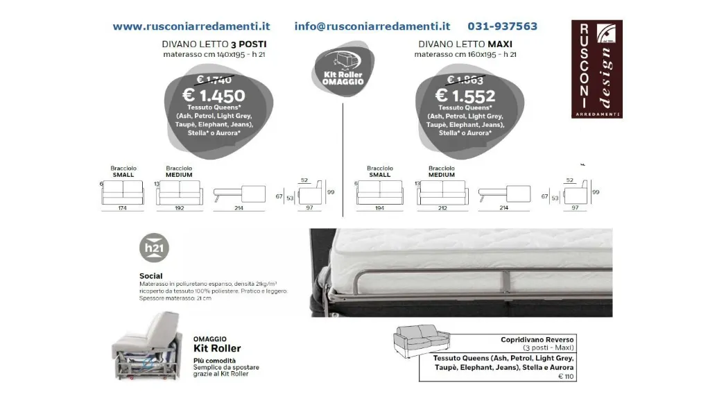 Promo sofa beds 2022