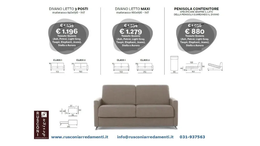 Promo sofa beds 2022