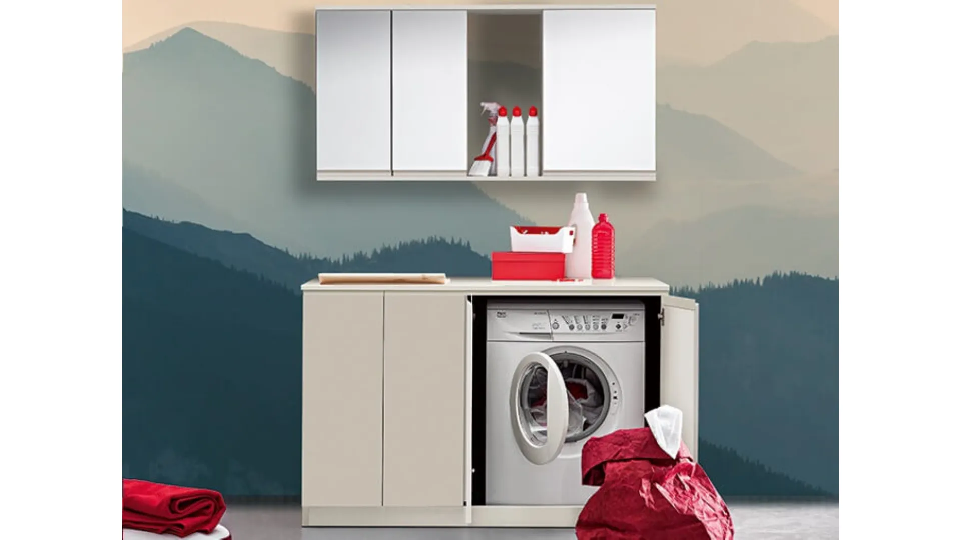 Idrobox laundry furniture by Birex
