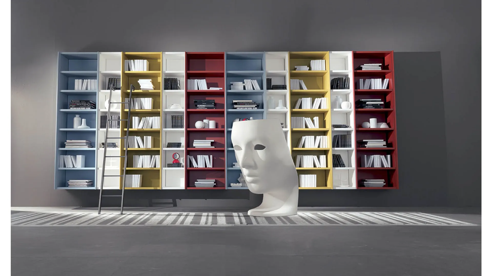 Edis suspended bookcase by Fimar