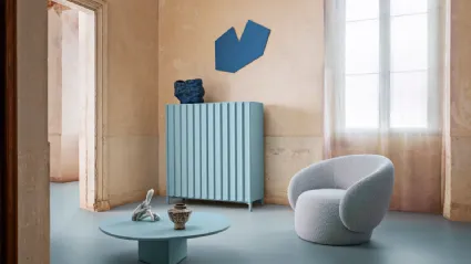 Albio coffee table in lacquered finish by Miniforms