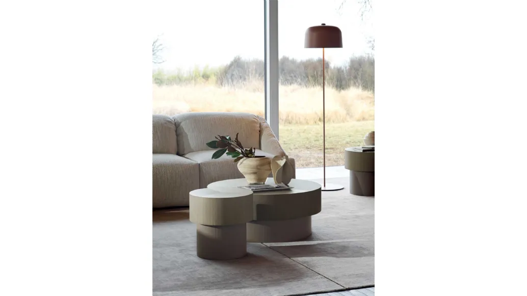 Wooden coffee table Babel by Ditre Italia