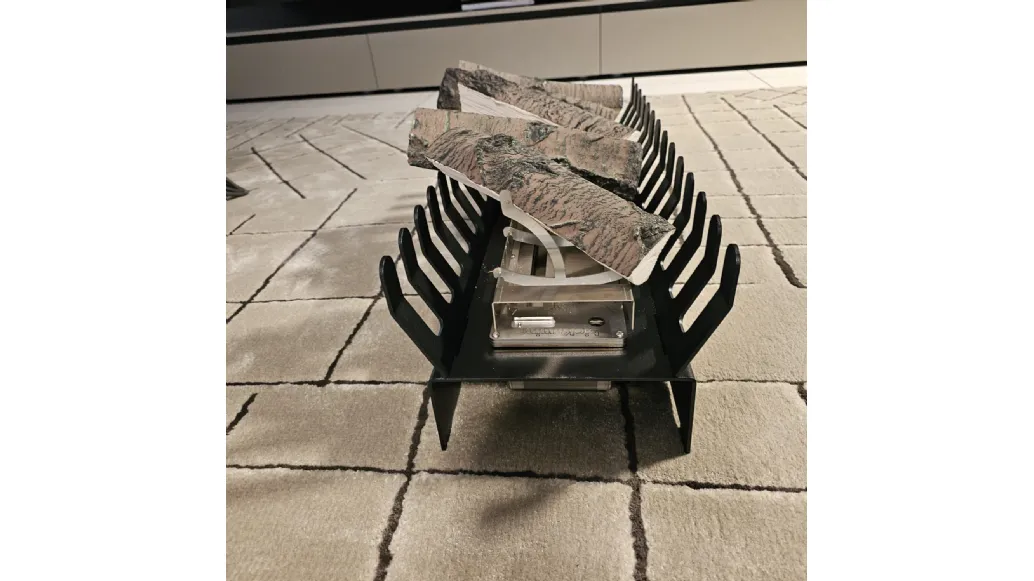 Bioethanol fireplace insert for wood fireplace