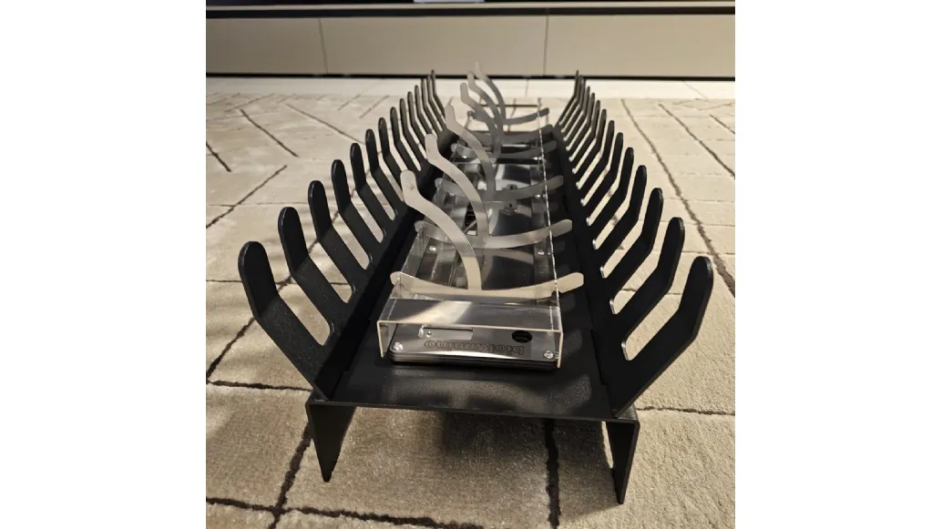 Bioethanol fireplace insert for wood-burning fireplace