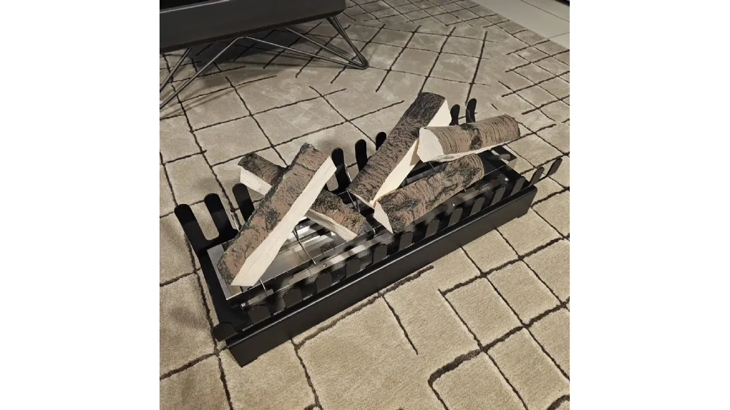 Bioethanol fireplace insert for wood fireplace.