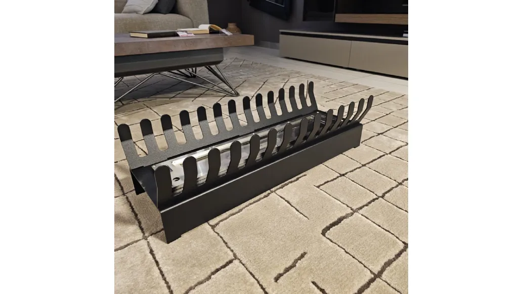 Bioethanol fireplace insert for wood fireplace