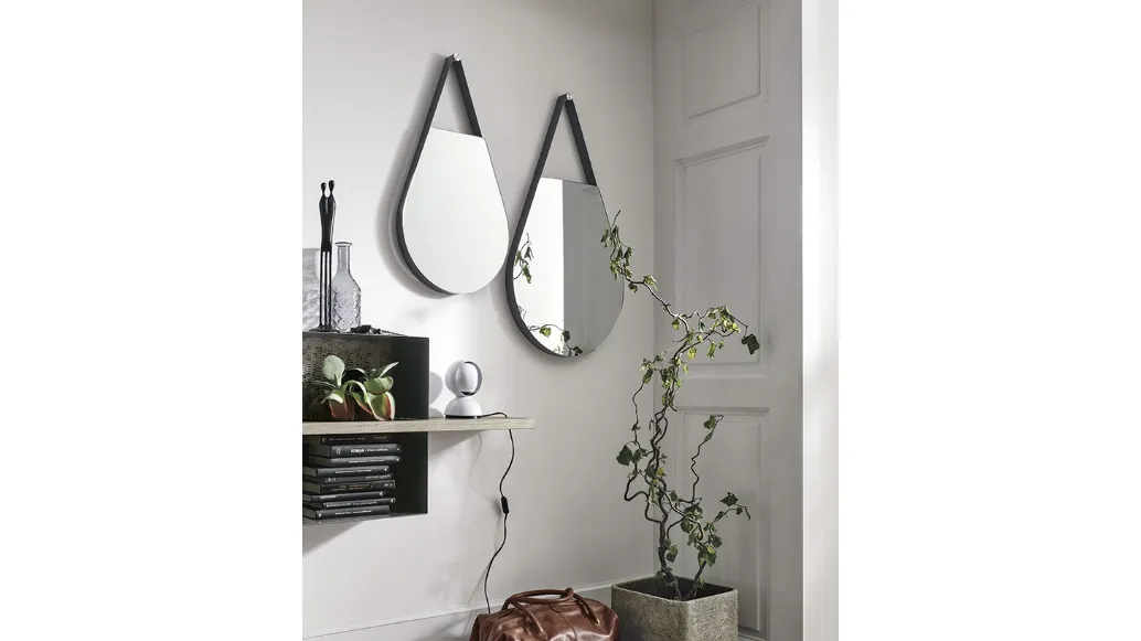 Modern mirrors Drops with metal structure by Target Point.