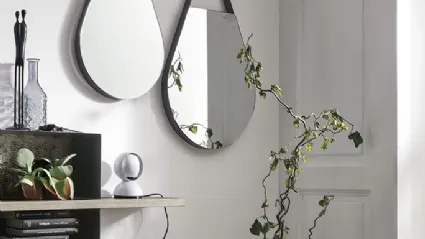 Modern mirrors Drops with metal structure by Target Point.