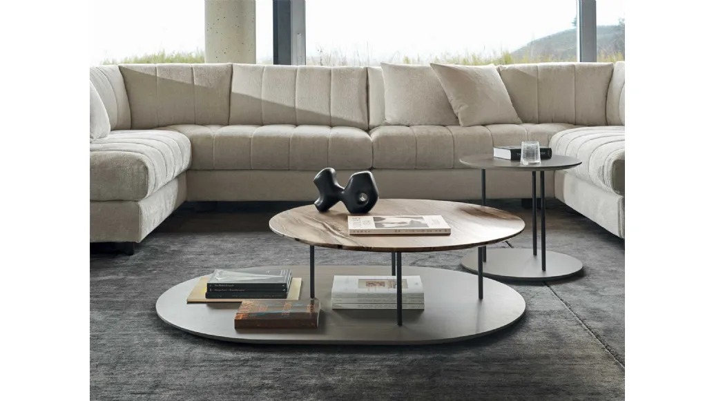 Marble coffee table Staker by Ditre Italia