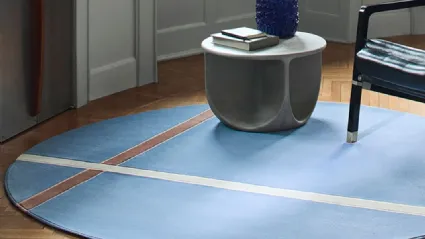 Round Vortex carpet by Besana Moquette