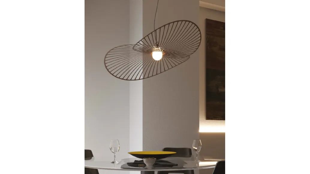 Rays pendant lamp by Cattaneo.