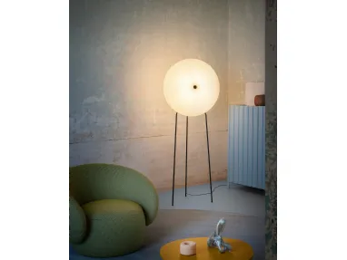 Rificolona Floor lamp in recycled polyethylene by Miniforms.