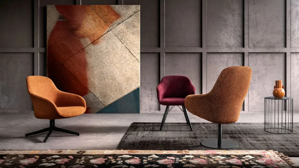 Yoko armchairs by Samoa