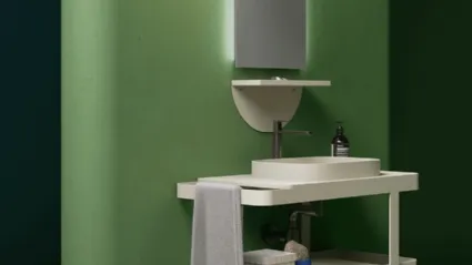 Suspended Bathroom Vanity Capsule Bubble by Ardeco