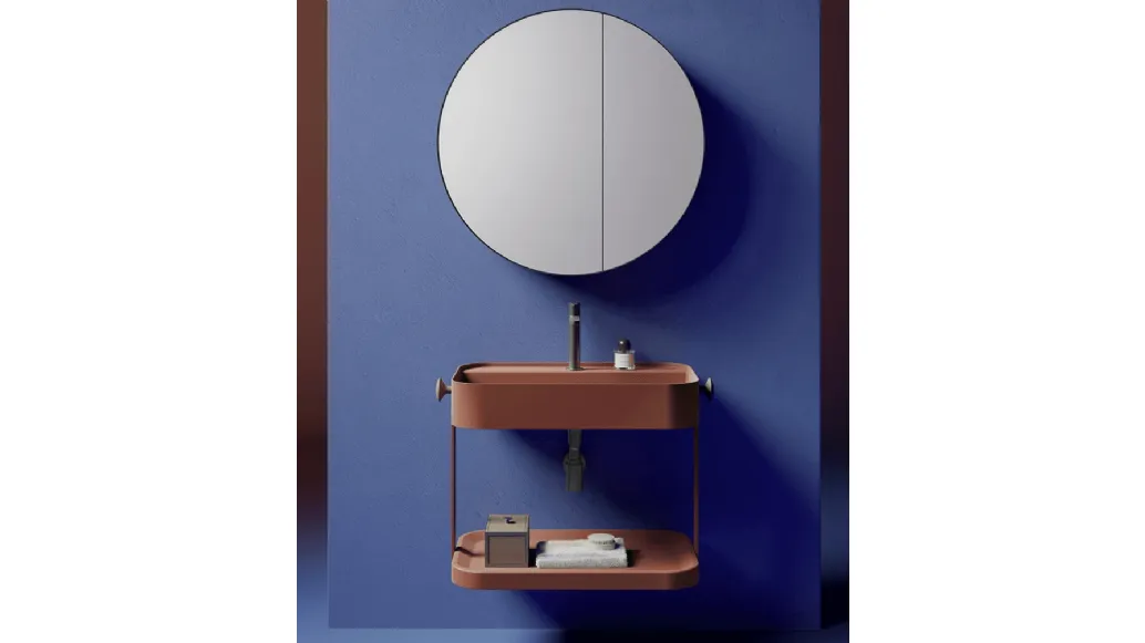 Suspended Bathroom Vanity Capsule Tape by Ardeco.