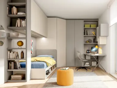 Loft bedroom Layout 02B by Doimo Cityline
