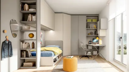 Loft bedroom Layout 02B by Doimo Cityline