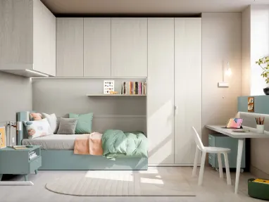 Loft bedroom Layout 03B by Doimo Cityline