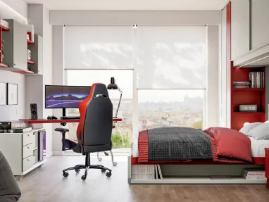 Loft bedroom layout 05B by Doimo Cityline.