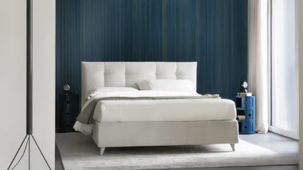 Fancy bed with storage box by Noctis.