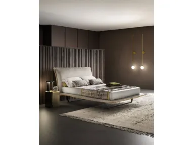 Bed with Honey headboard by Bside