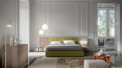 Inca Sumi bed by Spagnol Mobili