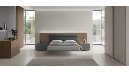 Leonardo bed with Tomasella headboard