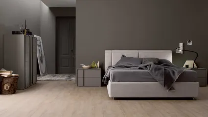 Double bed Noa by Spagnol Mobili.