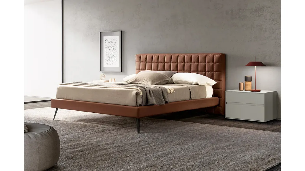 Adok Rubik bed in Eco-leather.
