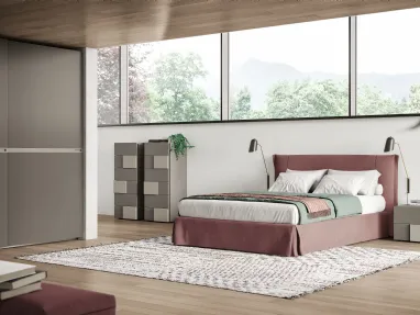 Siena bed by Spagnol Mobili