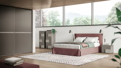 Siena bed by Spagnol Mobili